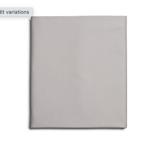 Hudson Park Collection Supima Cotton & Silk Flat Sheet, Queen King, Full NWT